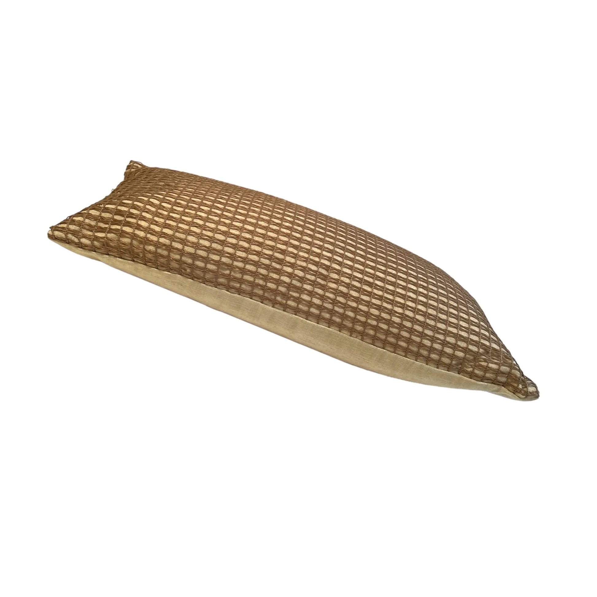 Caramel Jute Pillow Cover AliJ Designs