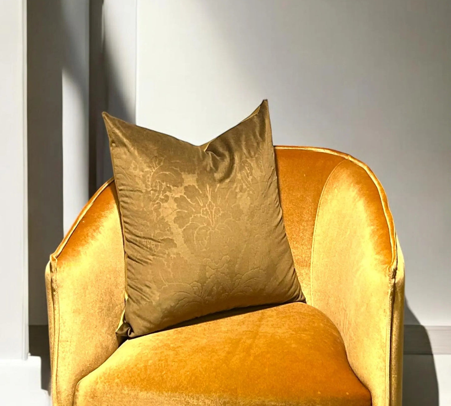 Damask Velvet Pillow Cover AliJ Designs