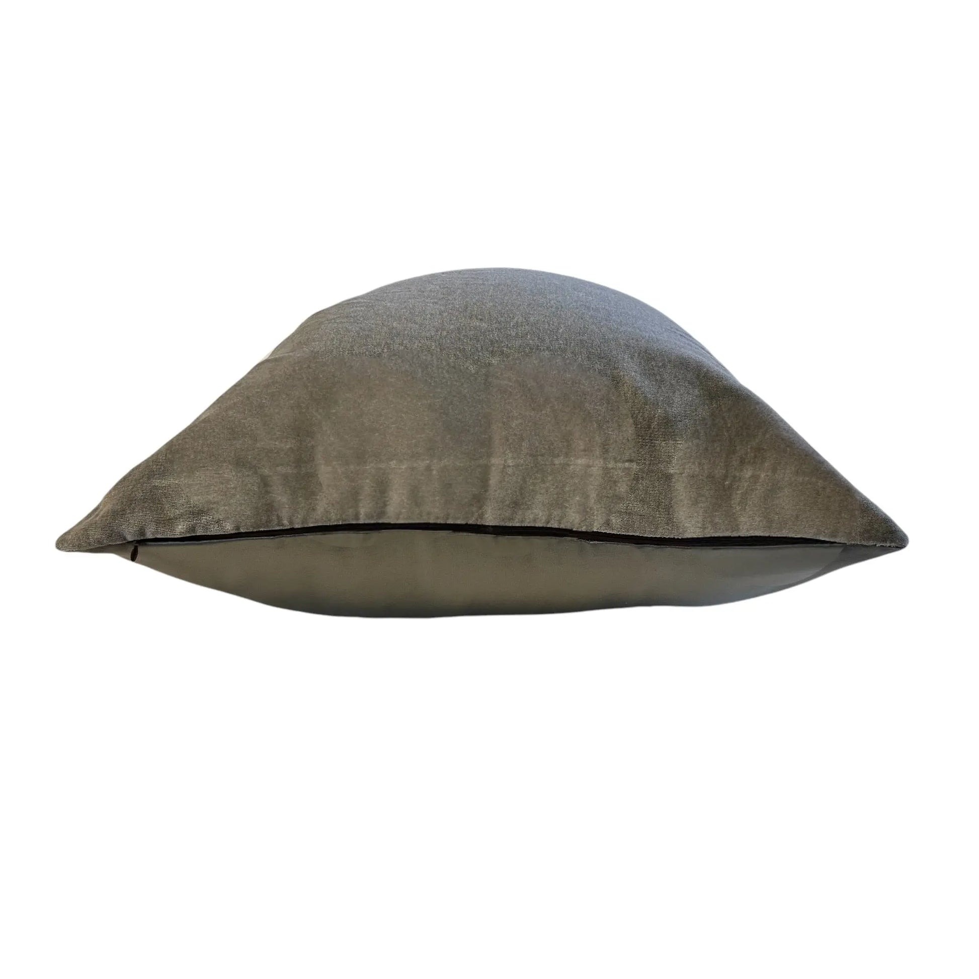 Luxe Gray Velvet Pillow Cover AliJ Designs