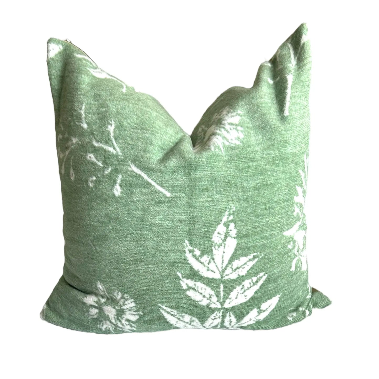 Lily Green Pillow Cover AliJ Designs