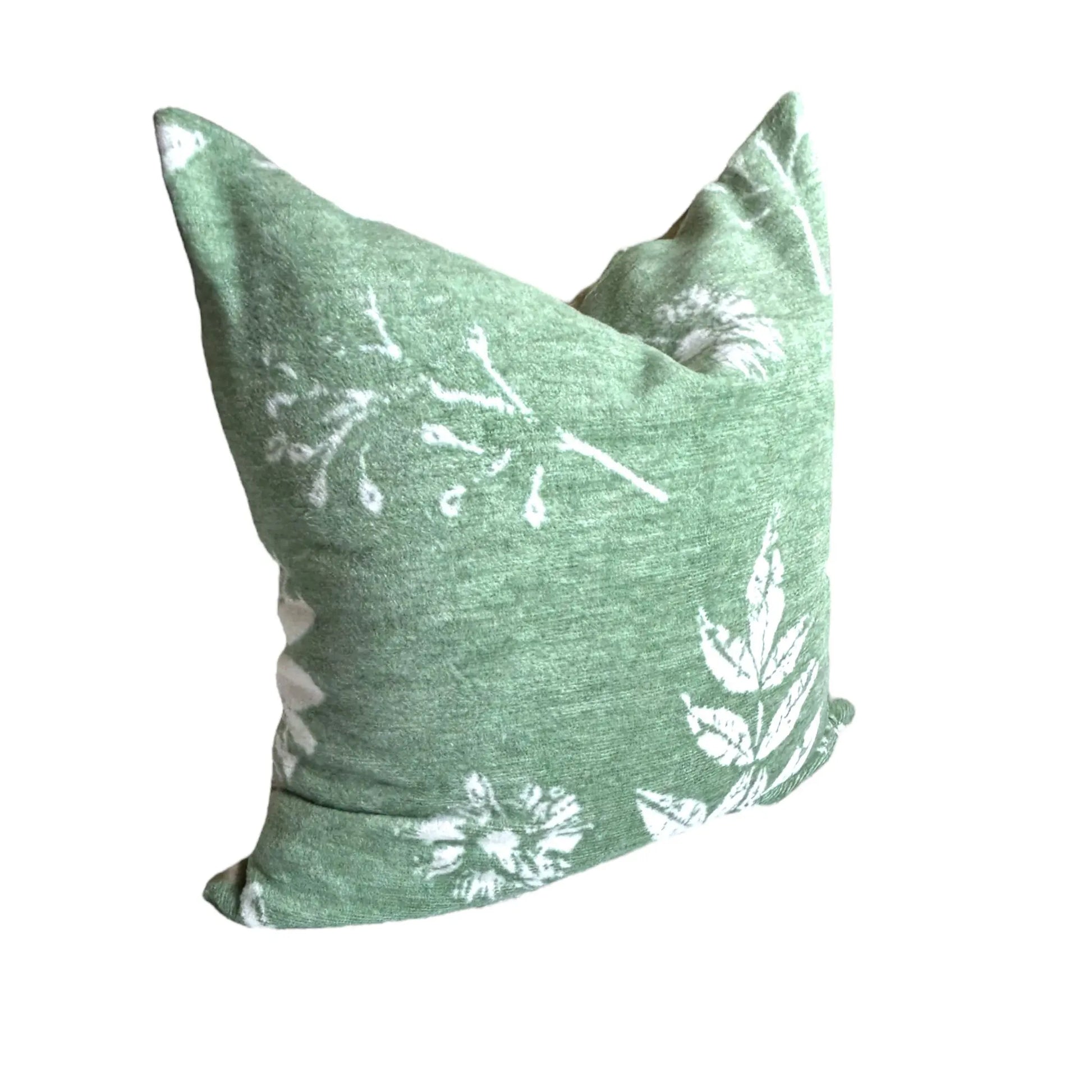 Lily Green Pillow Cover AliJ Designs