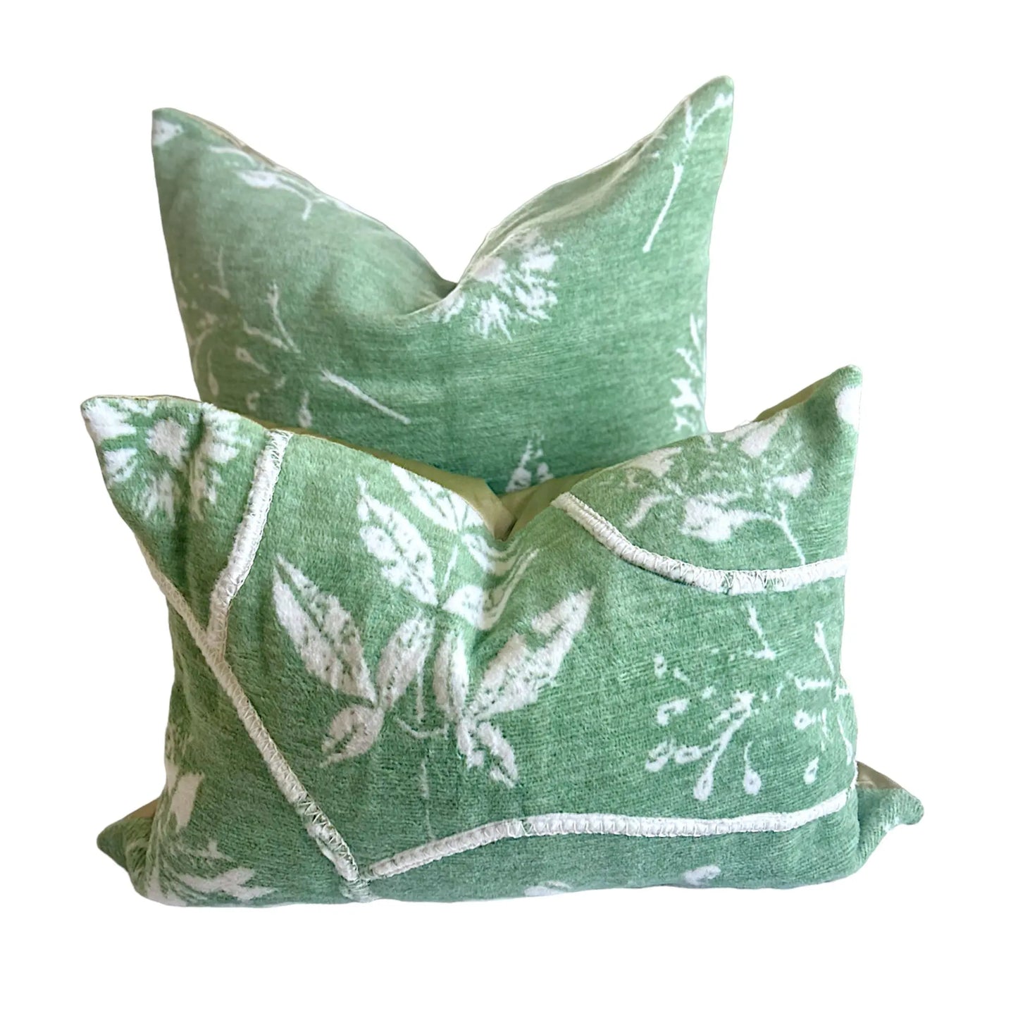 Lily Green Pillow Cover AliJ Designs