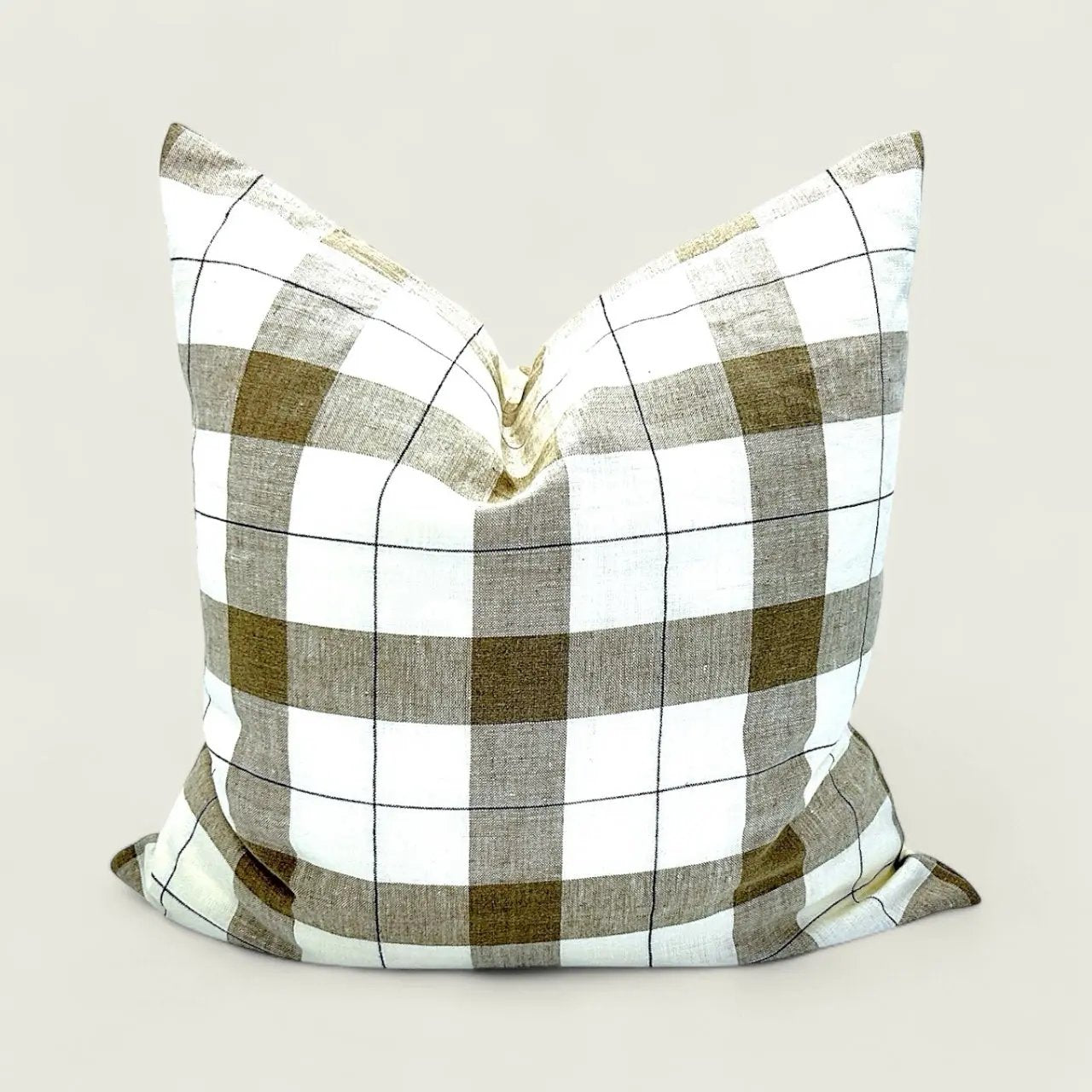 Plaid Pillow Cover AliJ Designs