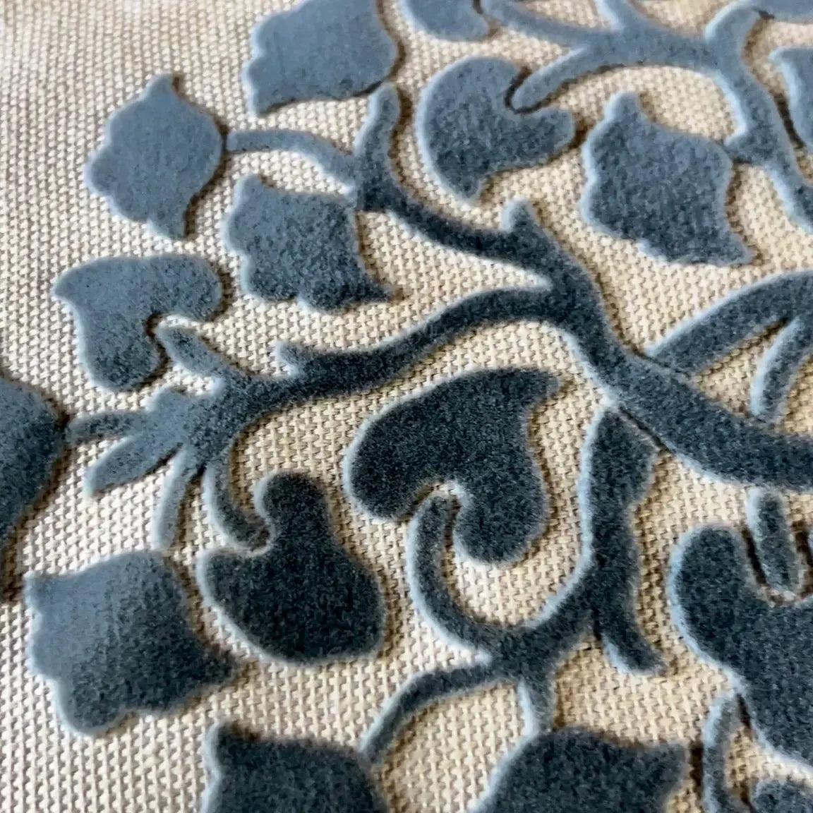 Steel Bloom Pillow Cover AliJ Designs
